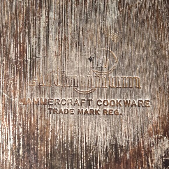 VTG Hammered Club Aluminum Hammercraft Cookware Oval Roaster Dutch Oven 16x10” - Picture 9 of 13